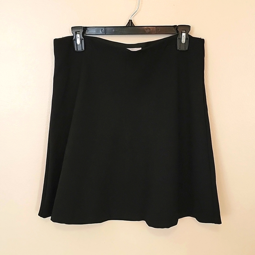 Loft Flared Skirt M Black